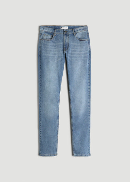 American Tall Men A.T. Basics Men's Carman Tapered fit Jeans for Tall Men in Tufts Blue