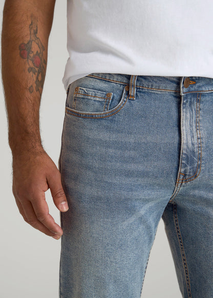 American Tall Men A.T. Basics Men's Dylan Slim Fit Jeans for Tall Men in Tufts Blue