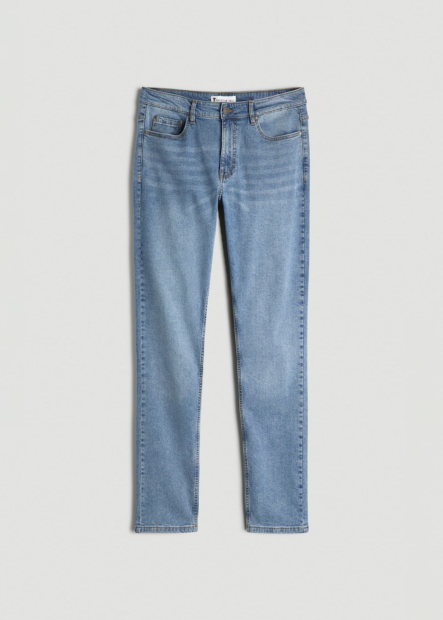 American Tall Men A.T. Basics Men's Dylan Slim Fit Jeans for Tall Men in Tufts Blue