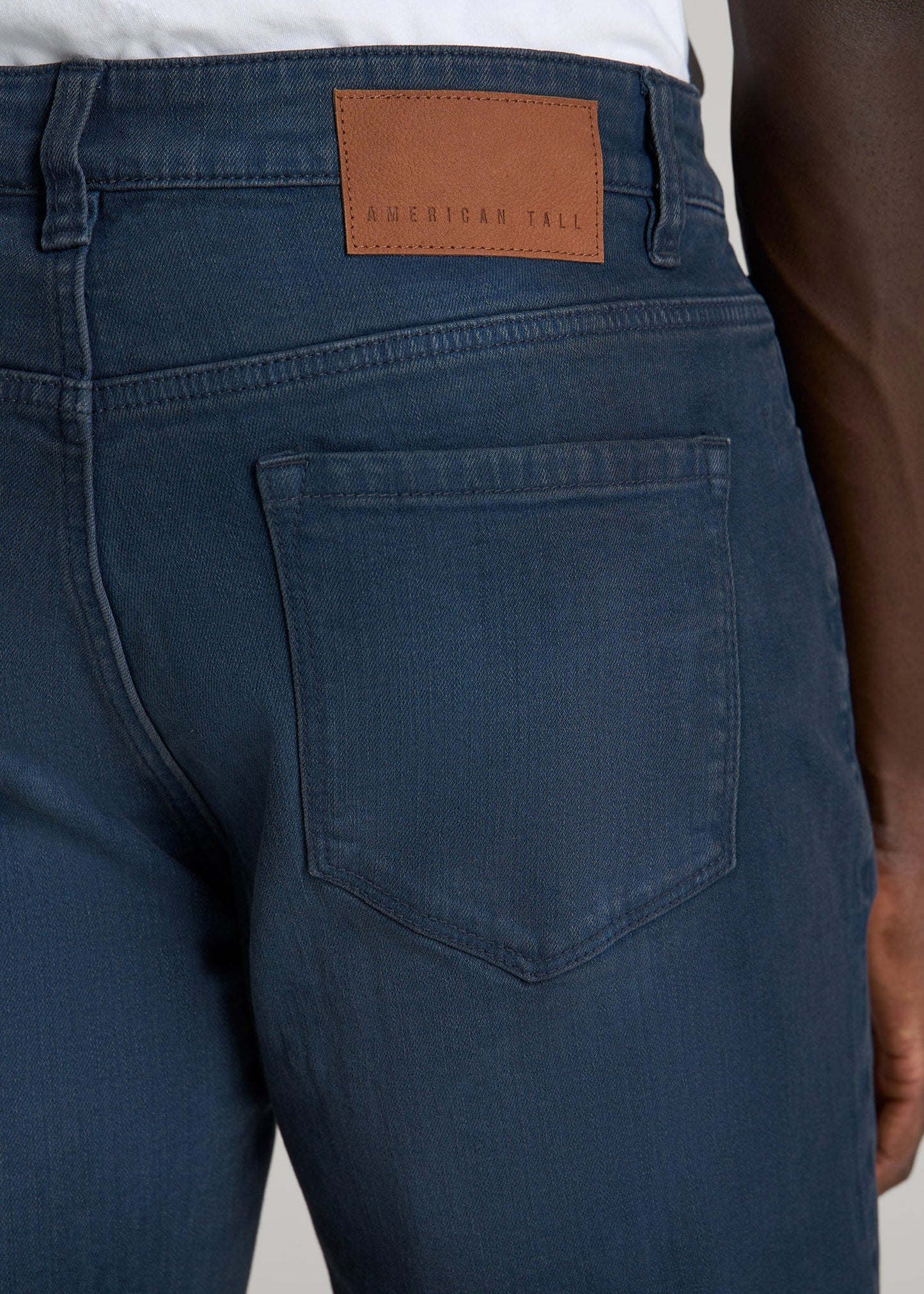 American Tall Men J1 STRAIGHT LEG Jeans for Tall Men in Faded Blue Black