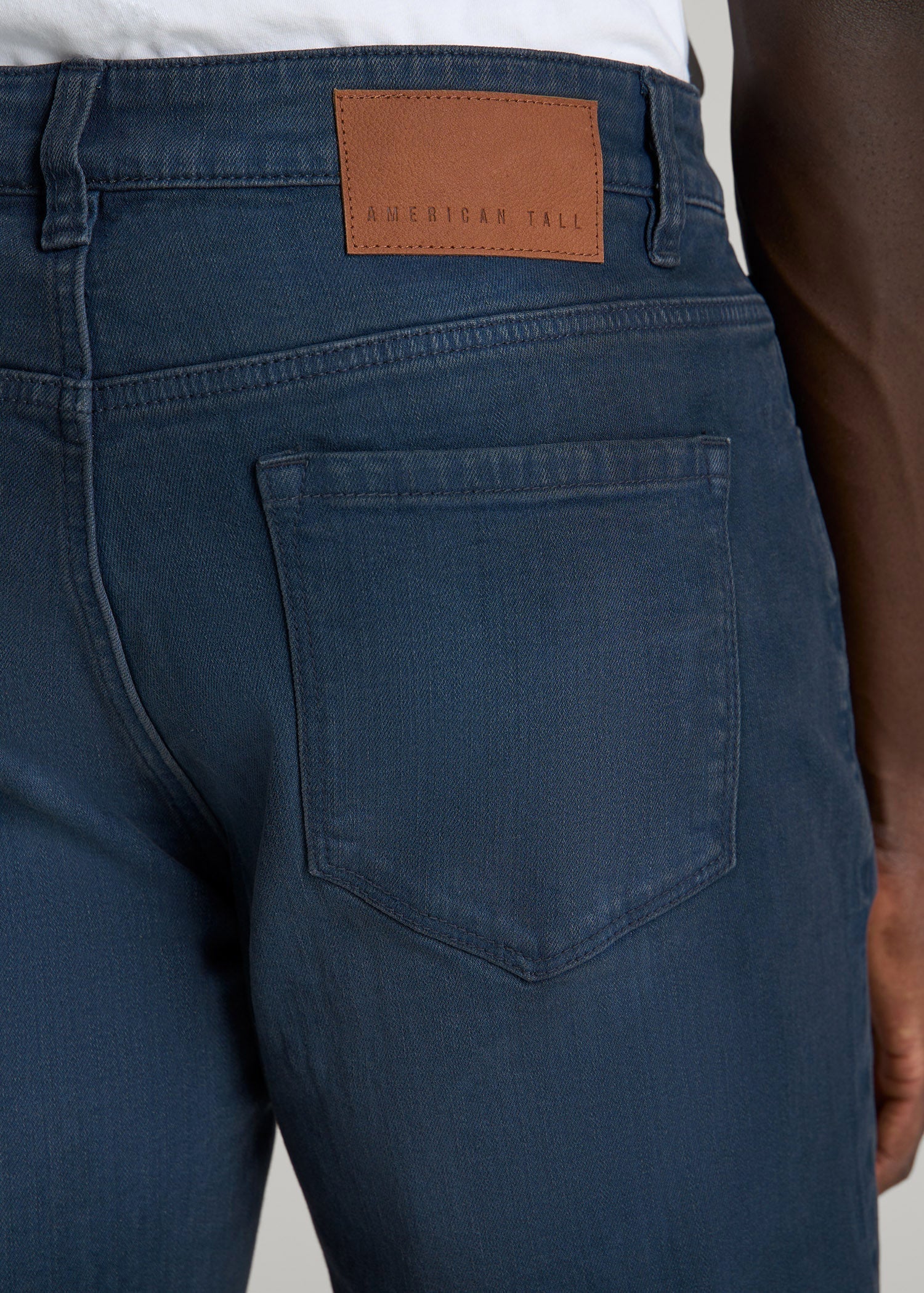 American Tall Men J1 STRAIGHT LEG Jeans for Tall Men in Faded Blue Black