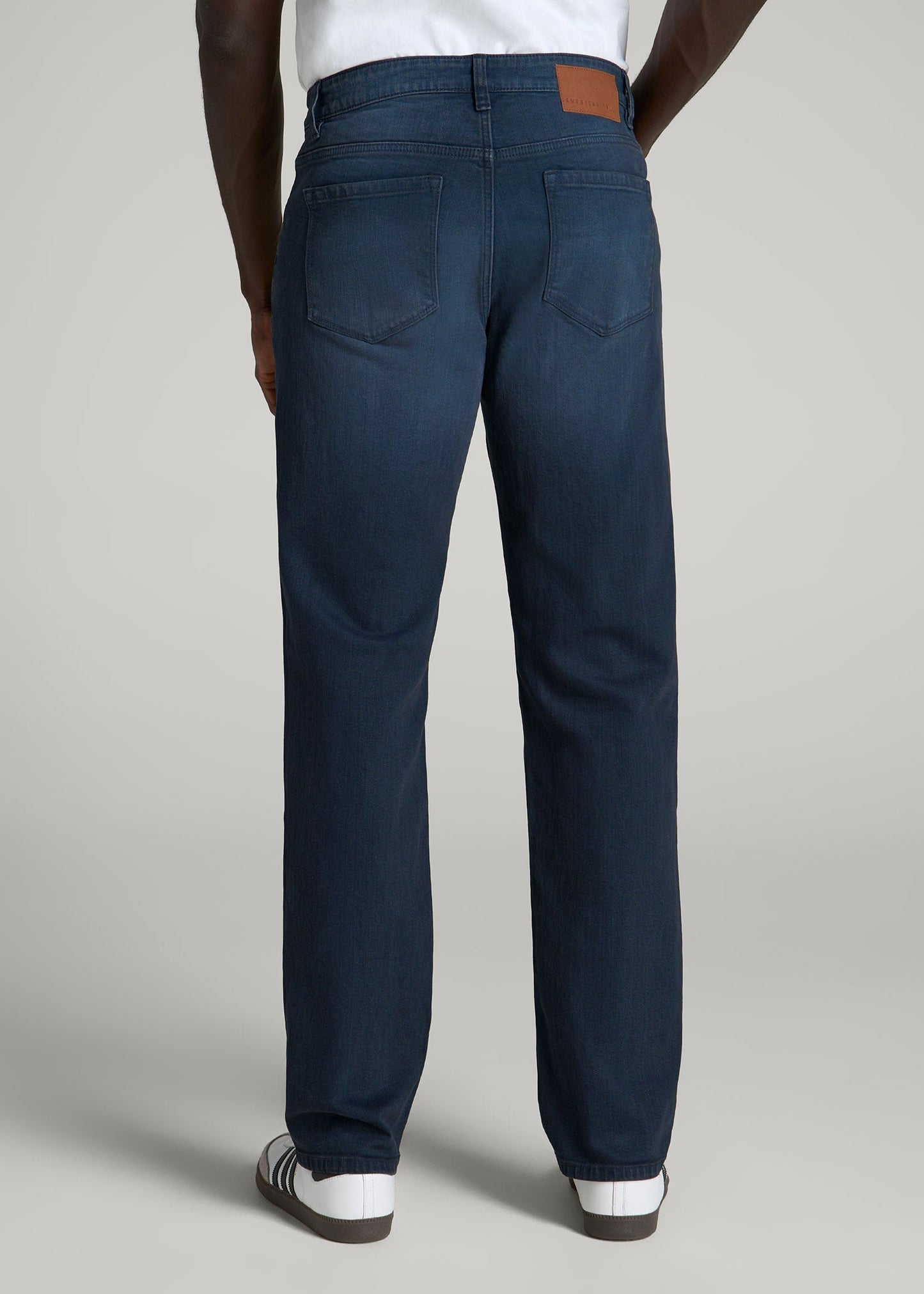 American Tall Men J1 STRAIGHT LEG Jeans for Tall Men in Faded Blue Black