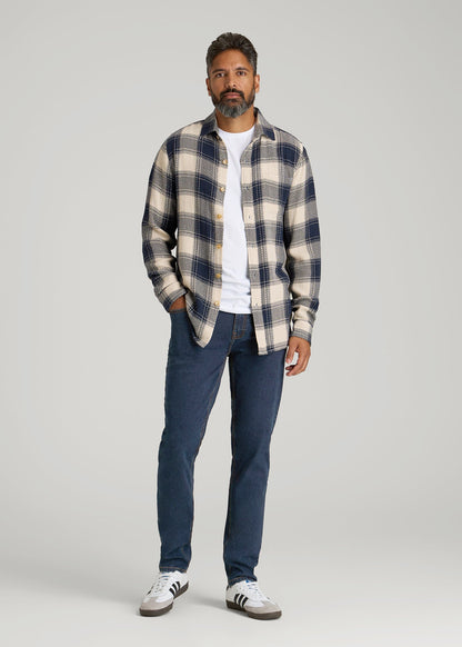 American Tall Men A.T. Basics Men's Dylan Slim Fit Jeans for Tall Men in Charged Blue