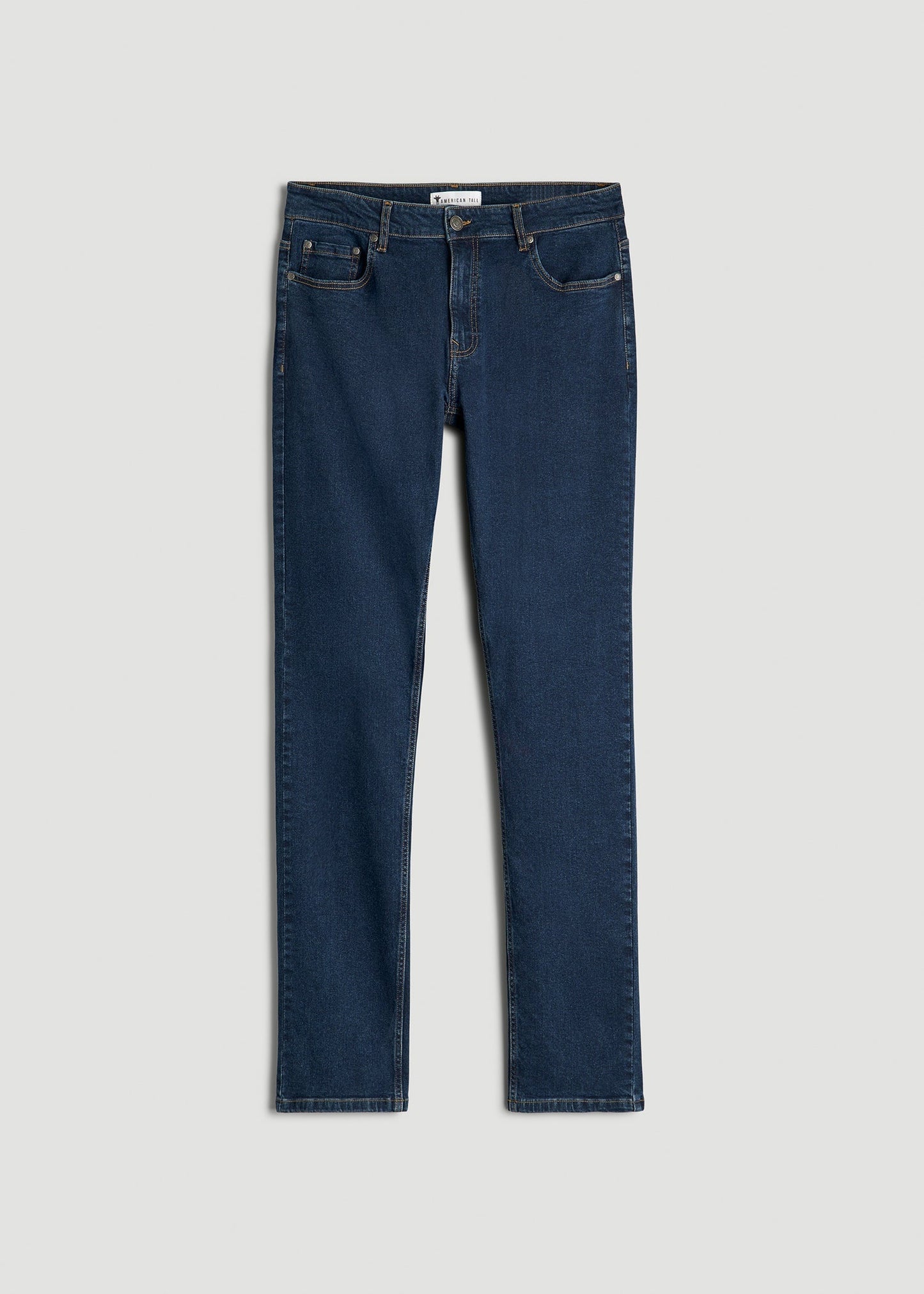 American Tall Men A.T. Basics Men's Dylan Slim Fit Jeans for Tall Men in Charged Blue