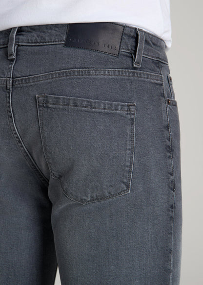 American Tall Men Americana Collection Dylan Slim Fit Jeans For Tall Men in Wolf Grey