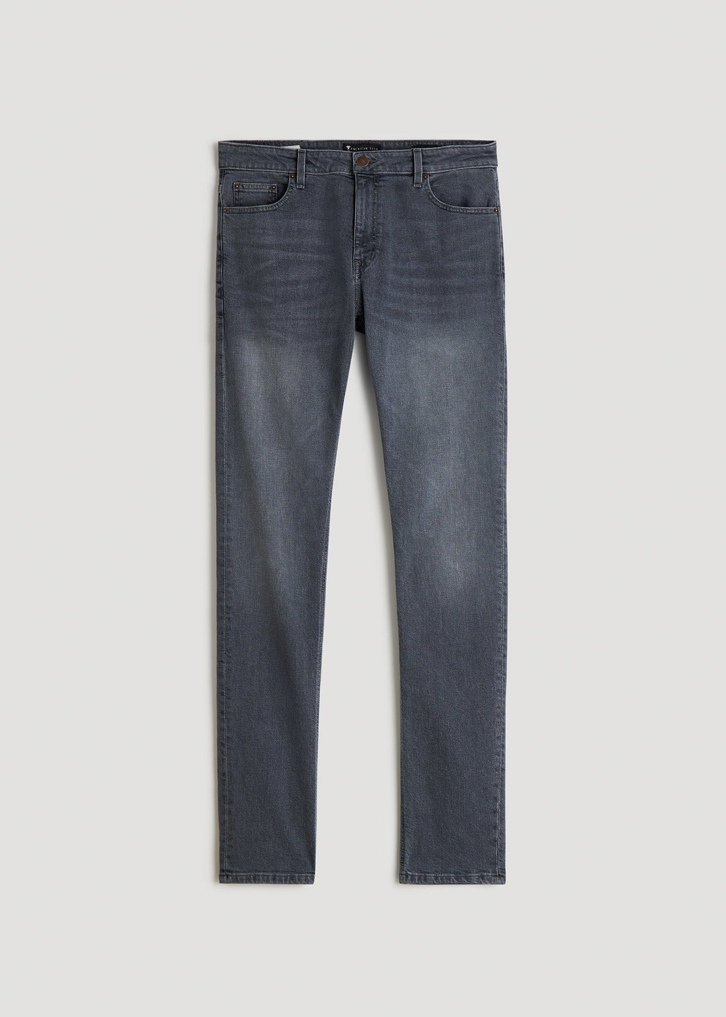 American Tall Men Americana Collection Dylan Slim Fit Jeans For Tall Men in Wolf Grey