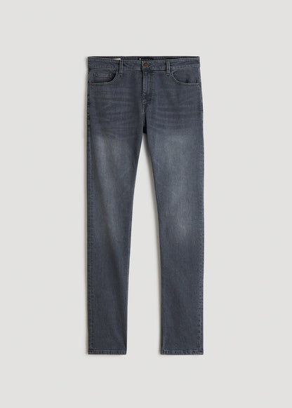 American Tall Men Americana Collection Dylan Slim Fit Jeans For Tall Men in Wolf Grey