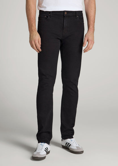 American Tall Men Americana Collection Dylan Slim Fit Jeans For Tall Men in Lark Black