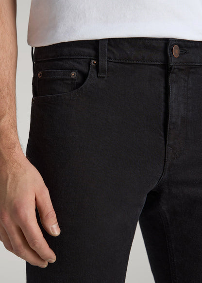 American Tall Men Americana Collection Dylan Slim Fit Jeans For Tall Men in Lark Black