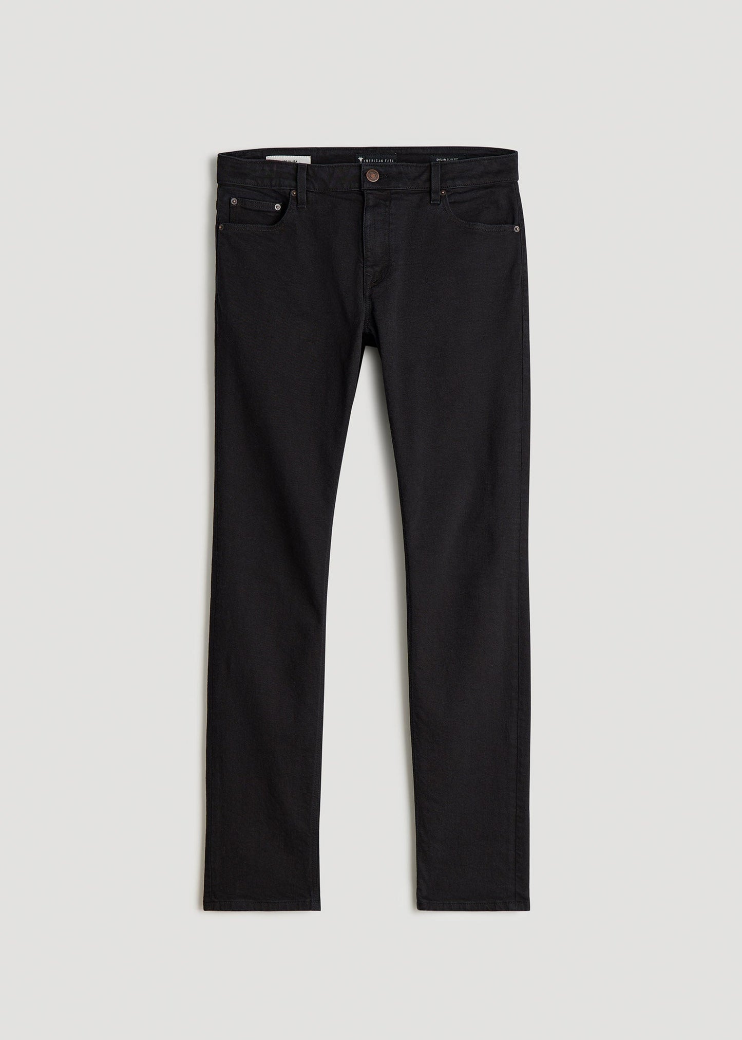 American Tall Men Americana Collection Dylan Slim Fit Jeans For Tall Men in Lark Black