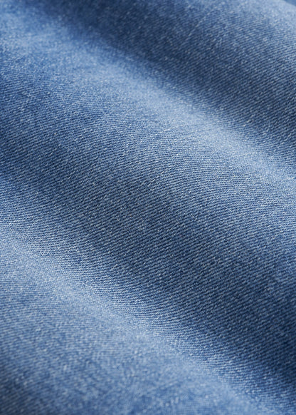 American Tall Men Americana Collection Carman Tapered Fit Jeans For Tall Men in Sail Blue