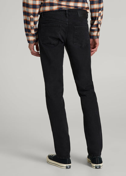American Tall Men Carman TAPERED Jeans for Tall Men in Onyx Black Wash