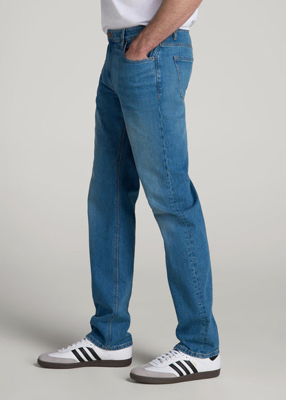 American Tall Men Americana Collection J1 Straight Fit Jeans For Tall Men in Sail Blue