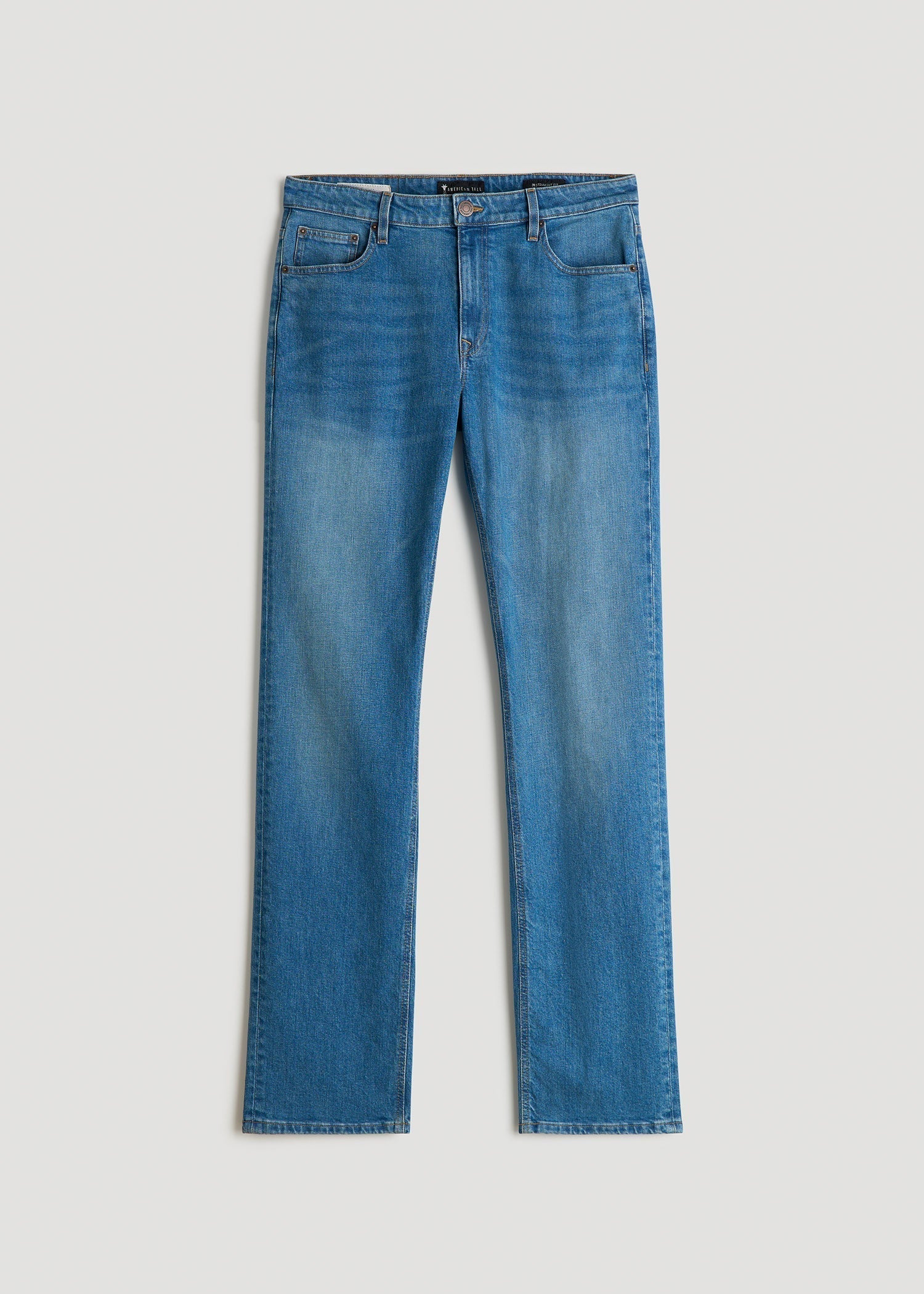 American Tall Men Americana Collection J1 Straight Fit Jeans For Tall Men in Sail Blue