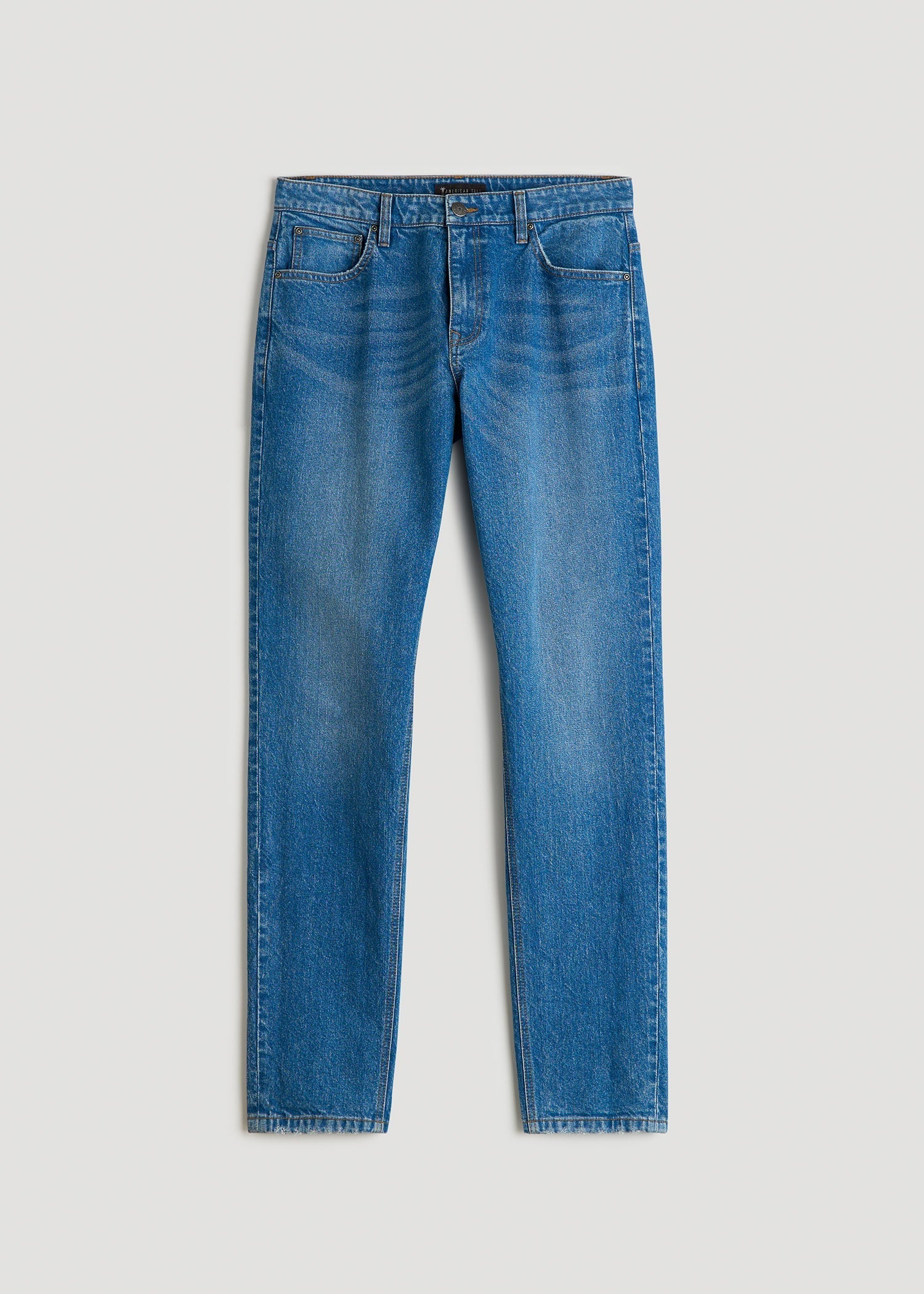 American Tall Men Milo RELAXED TAPERED FIT Jeans for Tall Men in Classic Mid Blue