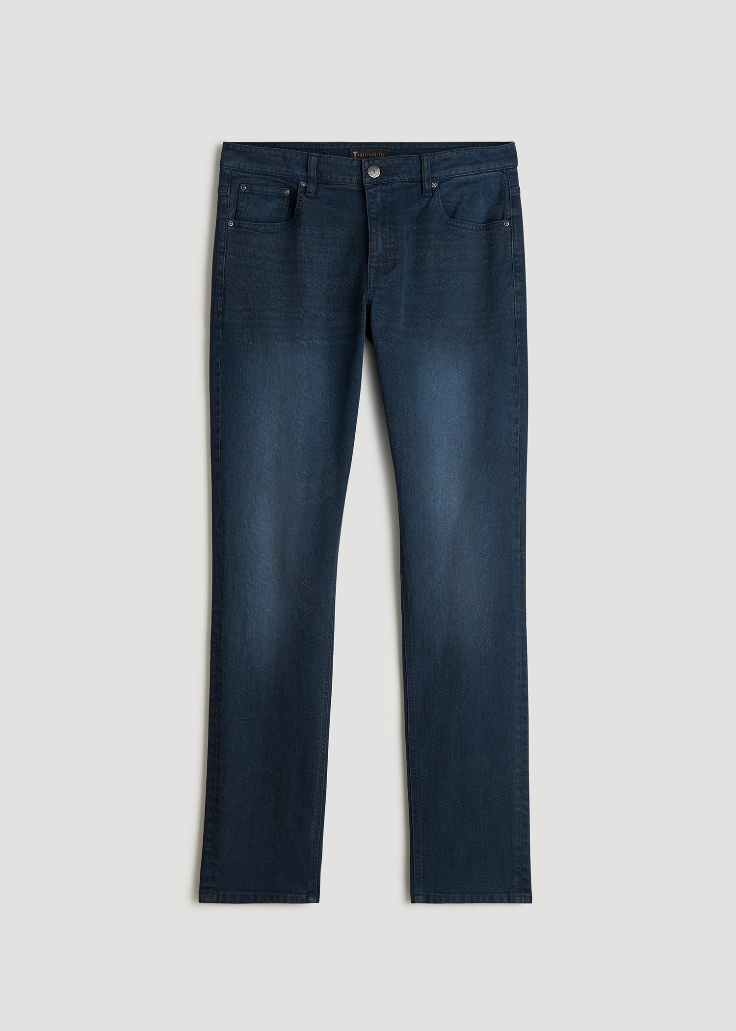 American Tall Men Carman TAPERED Jeans for Tall Men in Faded Blue Black