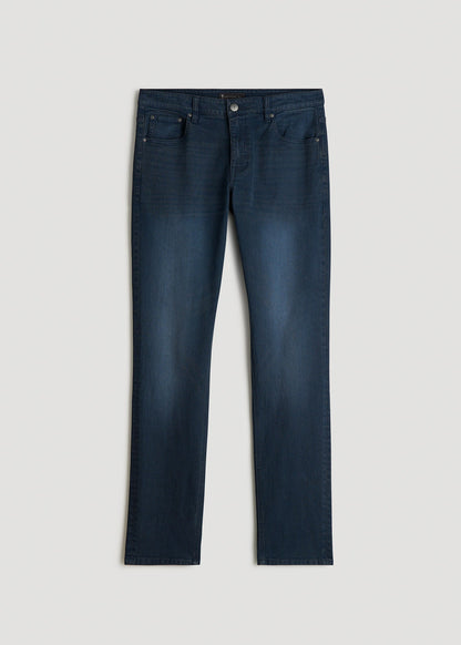 American Tall Men Carman TAPERED Jeans for Tall Men in Faded Blue Black