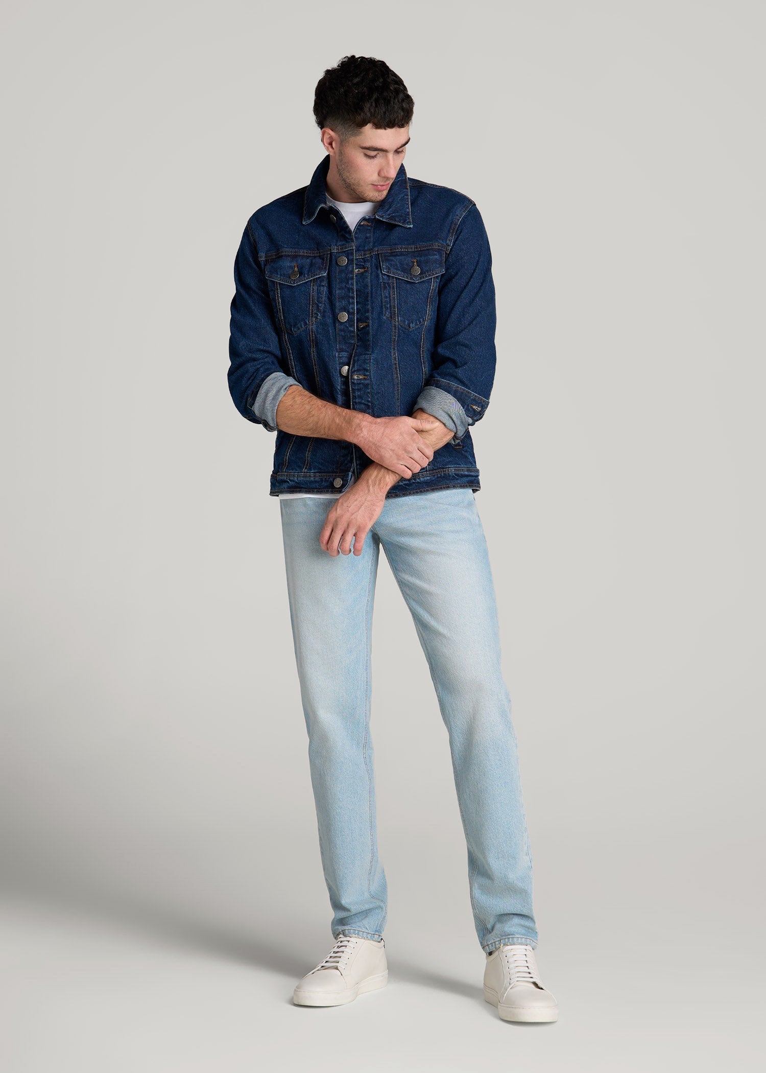 American Tall Men Milo RELAXED TAPERED FIT Jeans for Tall Men in Salt Lake Wash