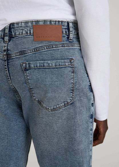 American Tall Men Mason Relaxed Fit Jeans for Tall Men in Vintage Faded Blue