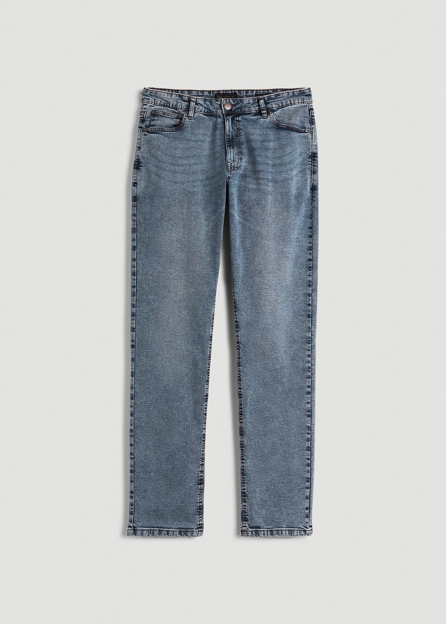 American Tall Men Mason Relaxed Fit Jeans for Tall Men in Vintage Faded Blue