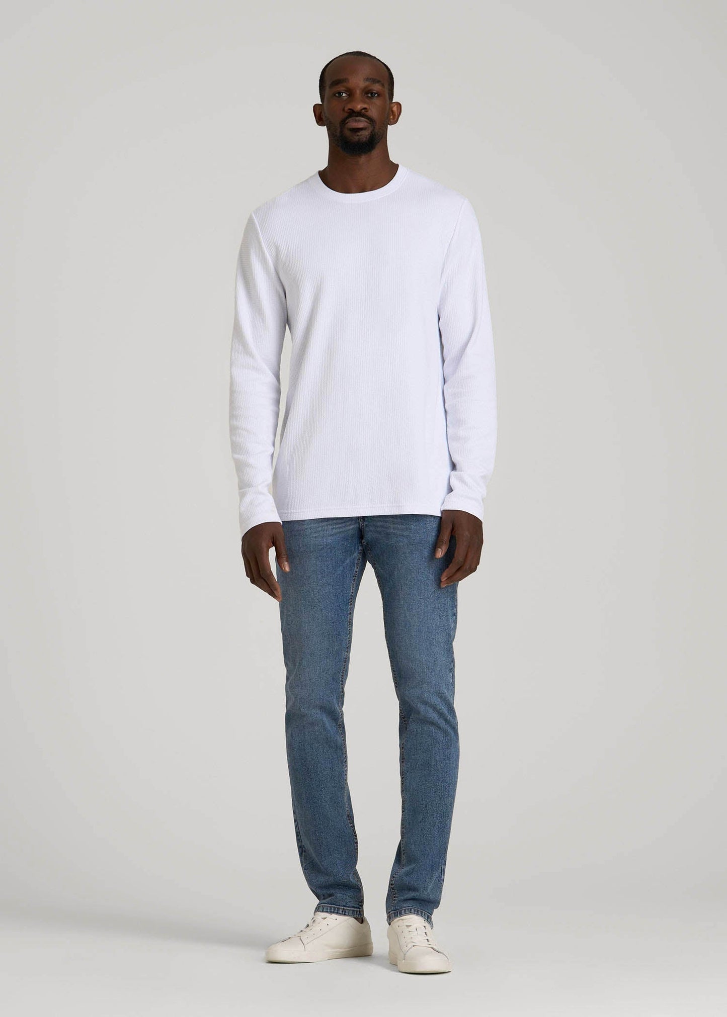 American Tall Men Carman TAPERED Jeans for Tall Men in Vintage Faded Blue