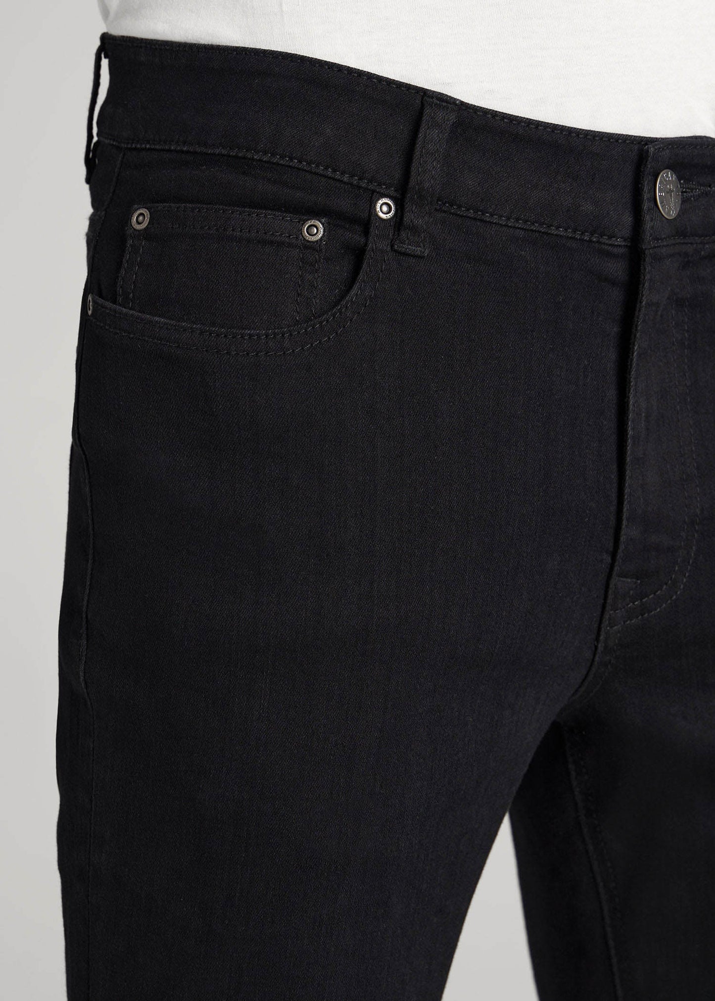 American Tall Men Dylan Slim Fit Jeans for Tall Men in Black