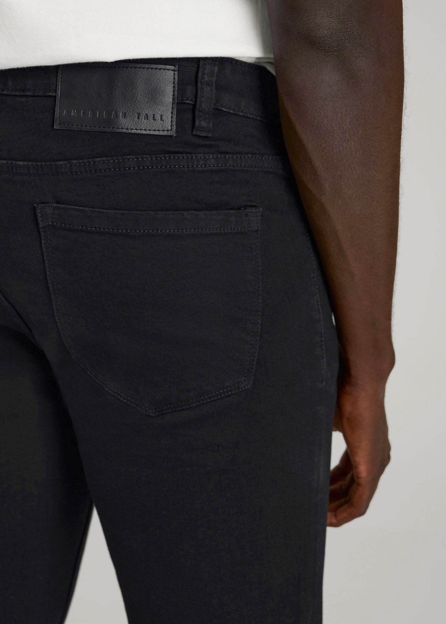 American Tall Men Dylan Slim Fit Jeans for Tall Men in Black