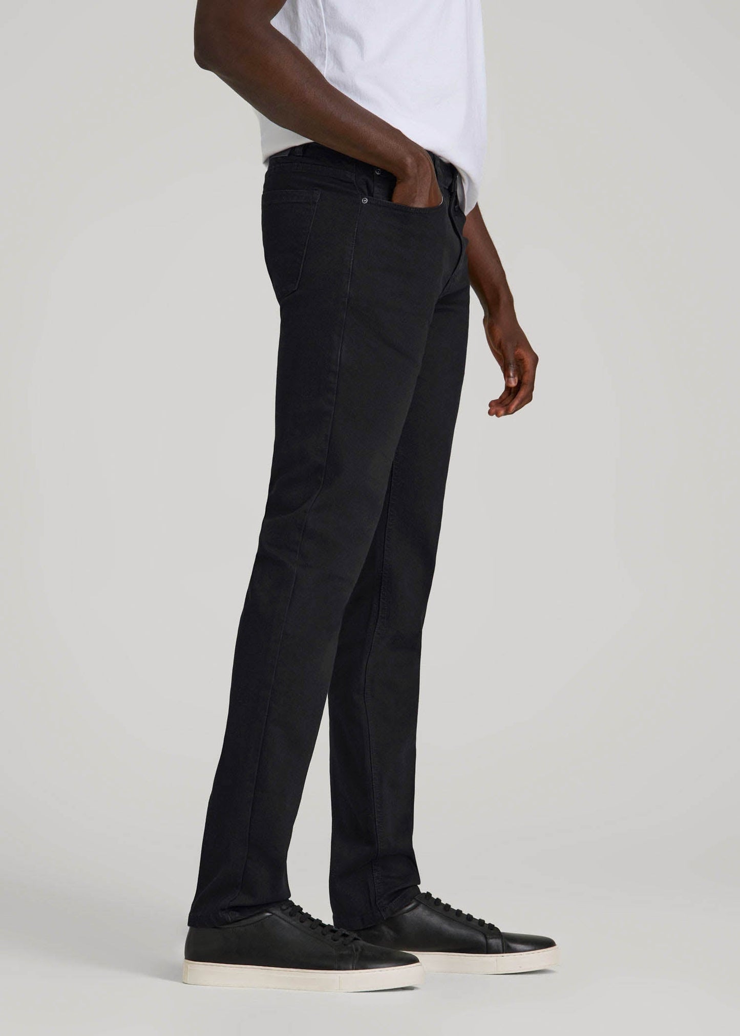 American Tall Men Dylan Slim Fit Jeans for Tall Men in Black
