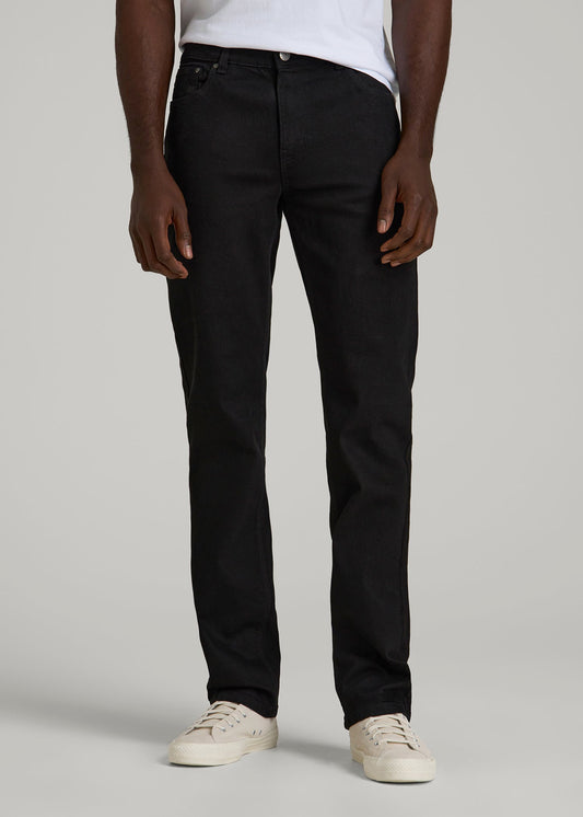 American Tall Men J1 STRAIGHT LEG Jeans for Tall Men in Black