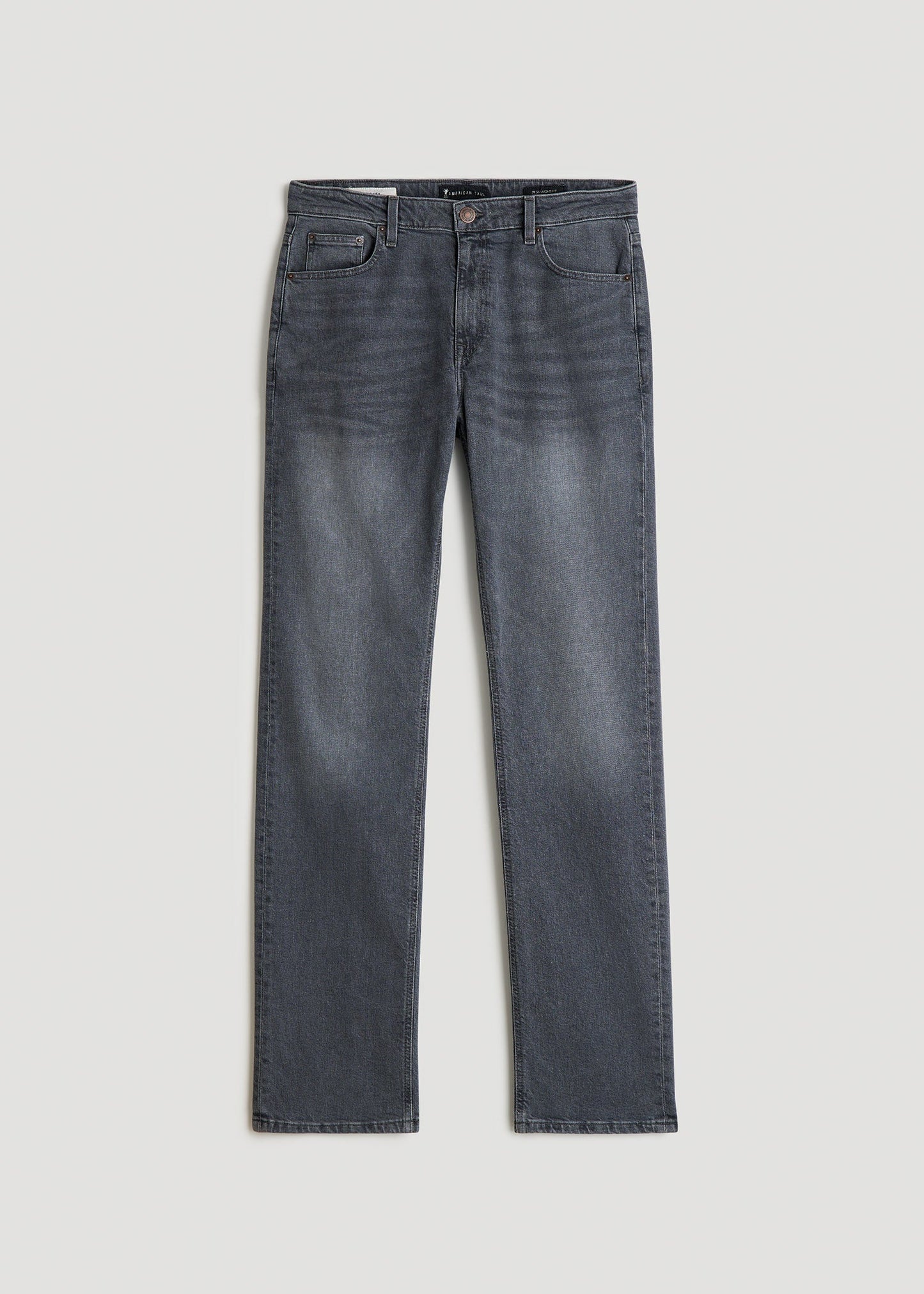American Tall Men Americana Collection J1 Straight Fit Jeans For Tall Men in Wolf Grey