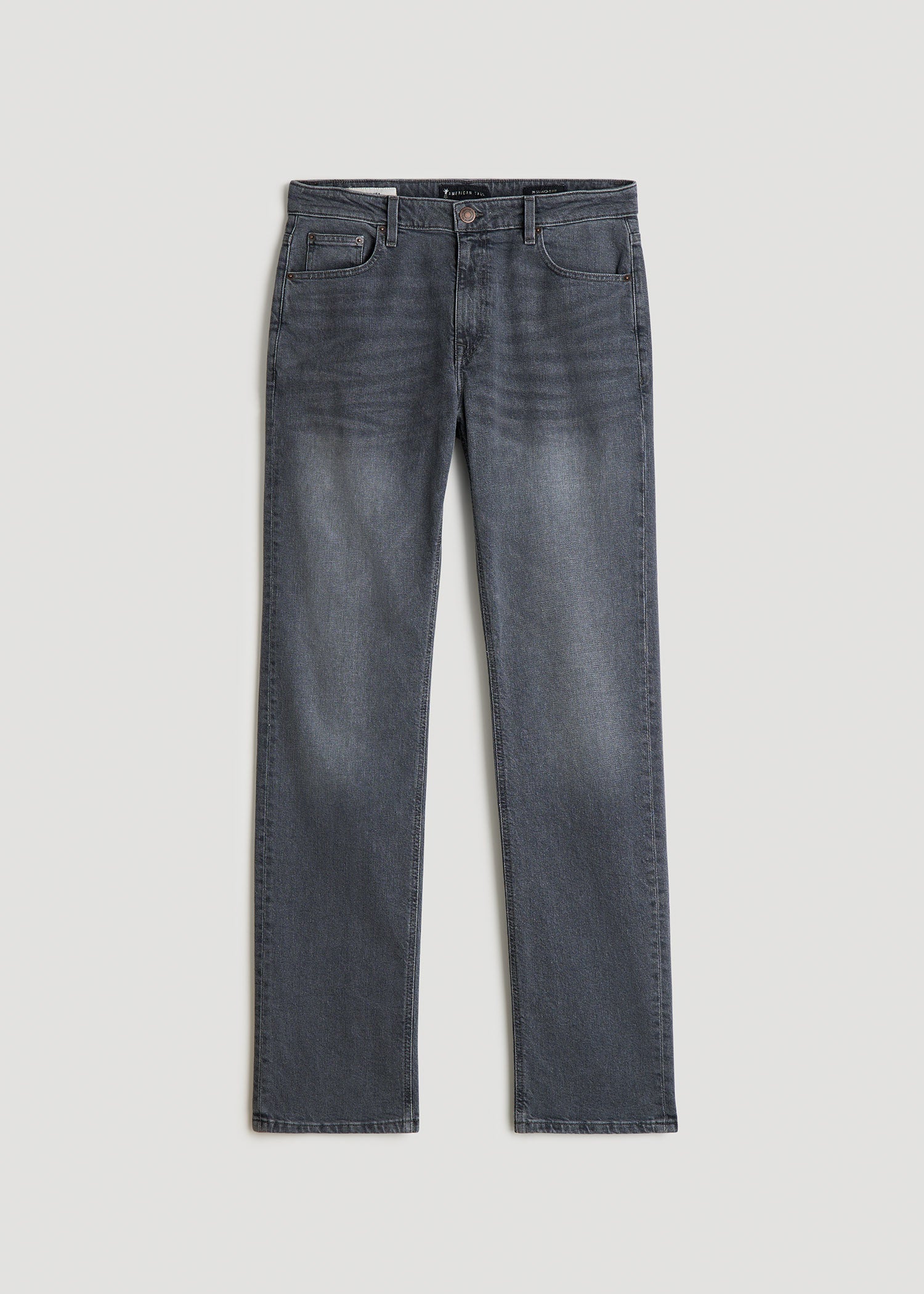 American Tall Men Americana Collection J1 Straight Fit Jeans For Tall Men in Wolf Grey