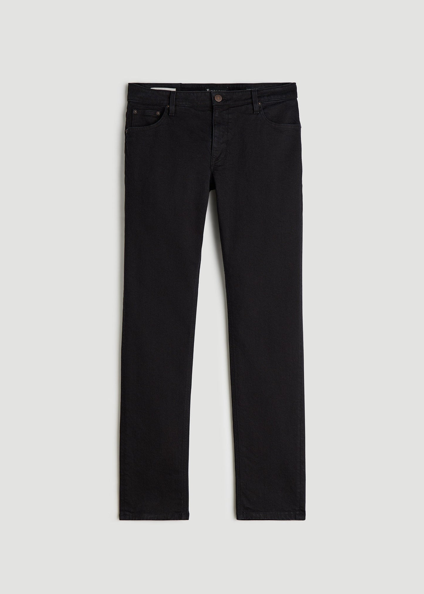 American Tall Men Americana Collection Carman Tapered Fit Jeans For Tall Men in Lark Black