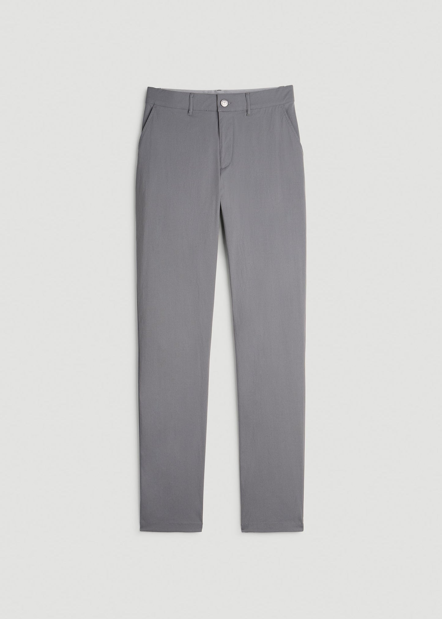 American Tall Men TAPERED FIT Traveler Chino Pants for Tall Men in Charcoal