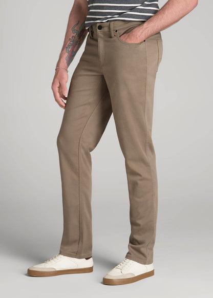 American Tall Men Everyday Comfort 5-Pocket TAPERED-FIT Pant for Tall Men in Dark Sand
