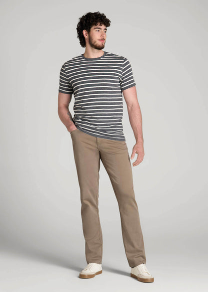 American Tall Men Everyday Comfort 5-Pocket TAPERED-FIT Pant for Tall Men in Dark Sand