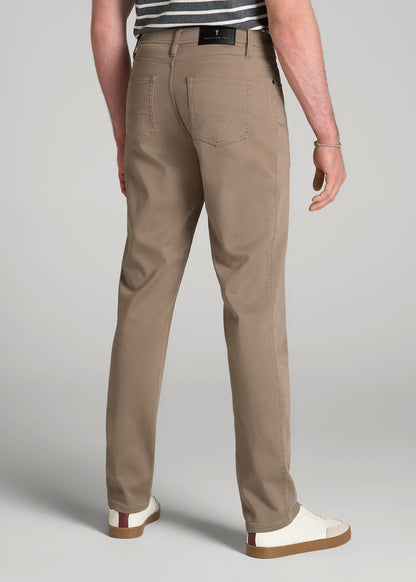American Tall Men Everyday Comfort 5-Pocket TAPERED-FIT Pant for Tall Men in Dark Sand
