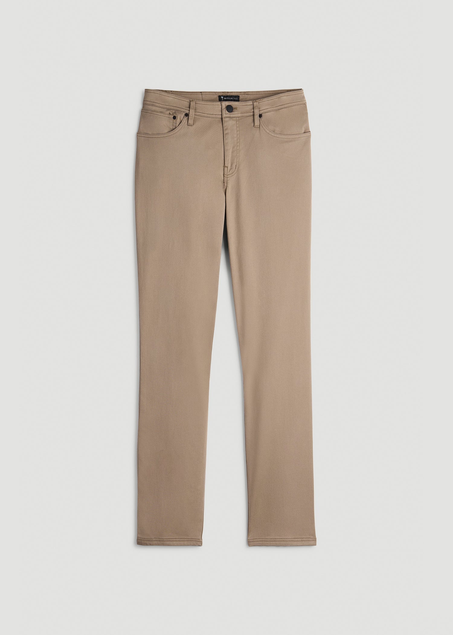 American Tall Men Everyday Comfort 5-Pocket TAPERED-FIT Pant for Tall Men in Dark Sand