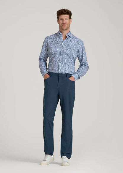 American Tall Men Traveler Pant 2.0 for Tall Men in Navy Blue