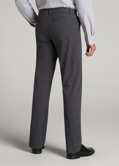 American Tall Men Mason RELAXED Chinos for Tall Men in Iron Grey