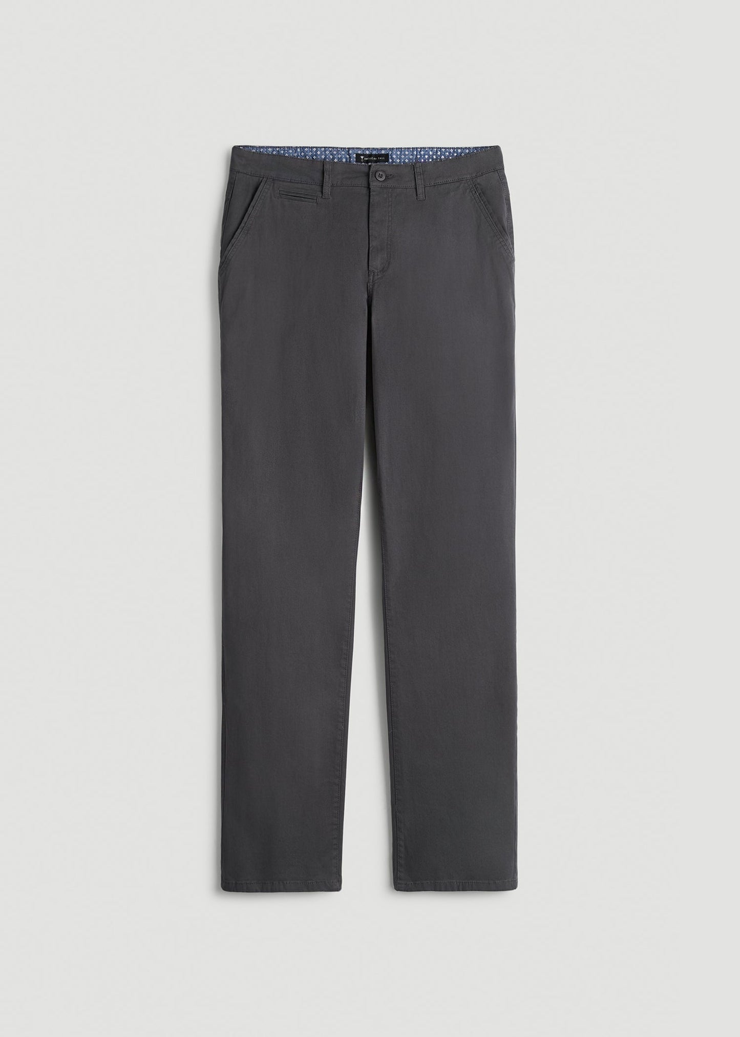 American Tall Men Mason RELAXED Chinos for Tall Men in Iron Grey