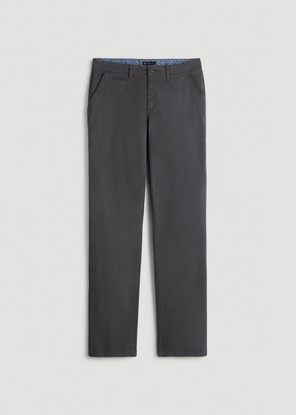 American Tall Men Mason RELAXED Chinos for Tall Men in Iron Grey