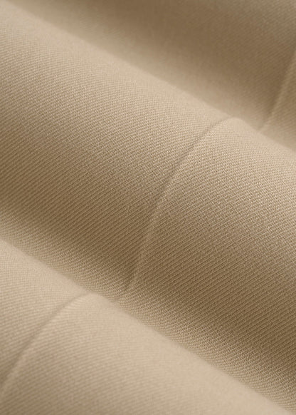 American Tall Men Relaxed Pleated Trousers for Tall Men in Light Khaki