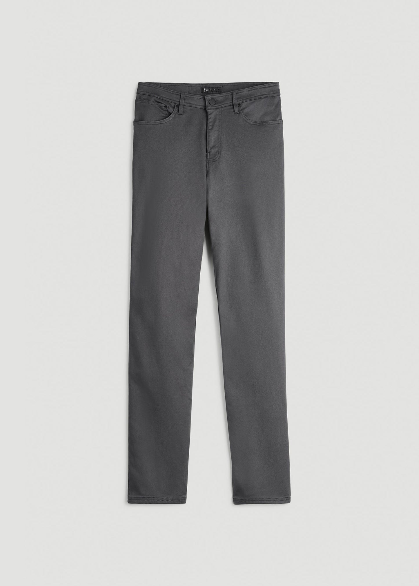 American Tall Men Everyday Comfort 5-Pocket TAPERED-FIT Pant for Tall Men in Iron Grey