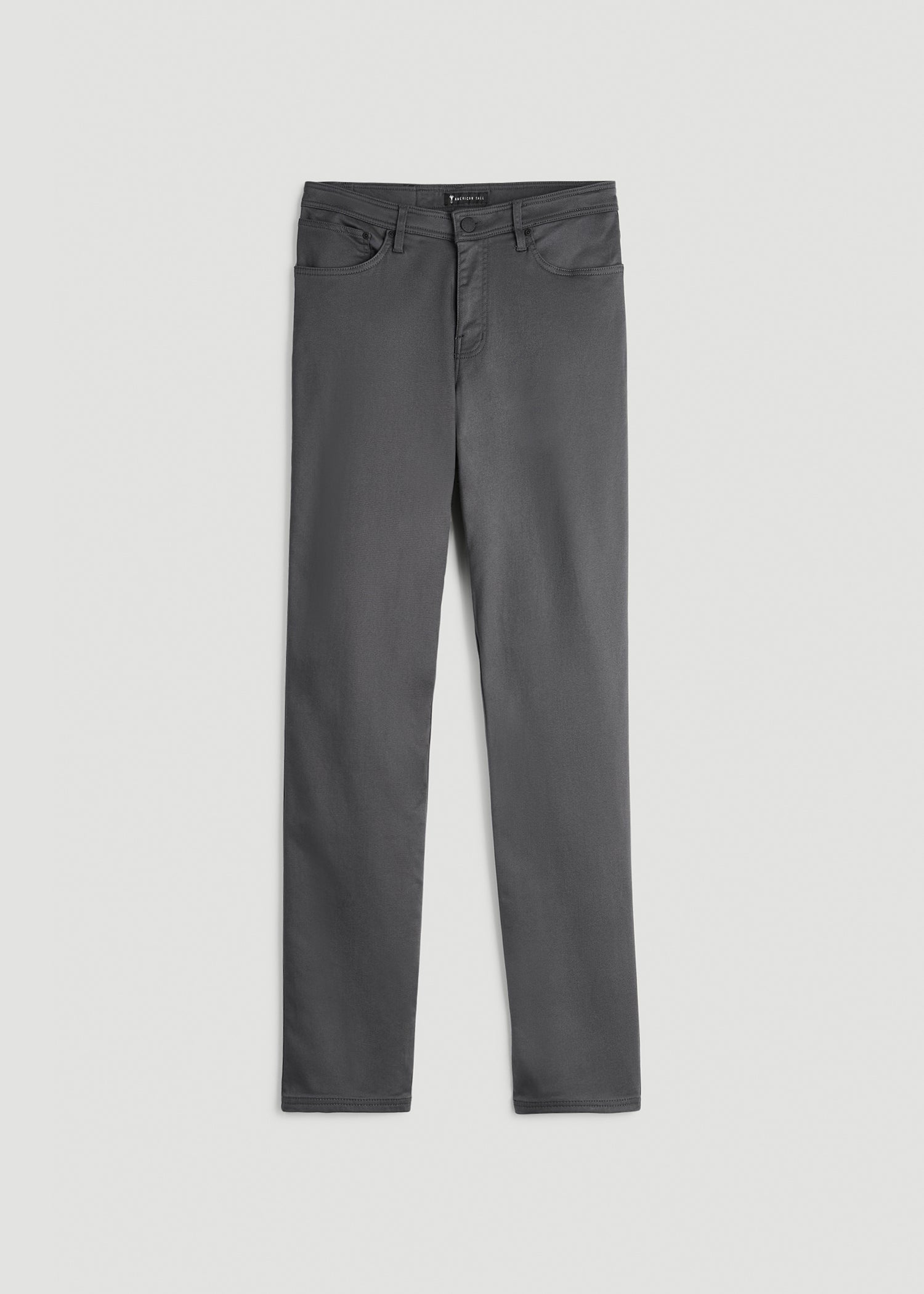 American Tall Men Everyday Comfort 5-Pocket TAPERED-FIT Pant for Tall Men in Iron Grey