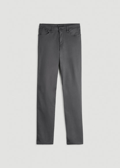 American Tall Men Everyday Comfort 5-Pocket TAPERED-FIT Pant for Tall Men in Iron Grey
