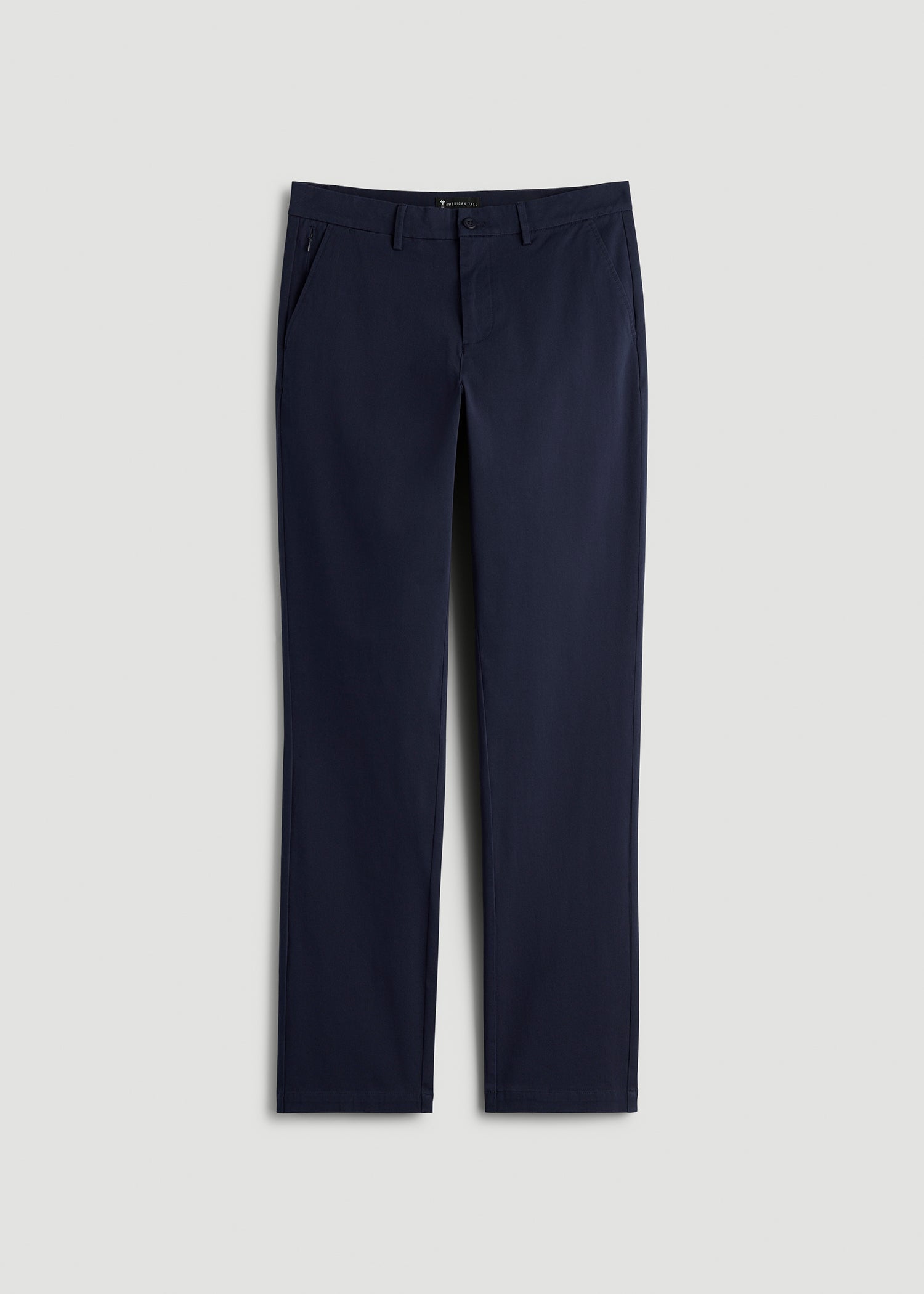 American Tall Men 4-Way Stretch Commuter Tapered Chino Pants for Tall Men in Patriot Blue