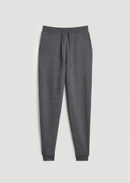 American Tall Men Wearever 2.0 Fleece Joggers for Tall Men in Charcoal Mix
