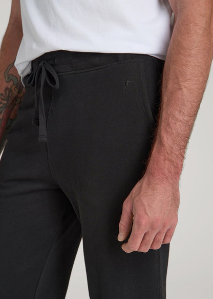 American Tall Men Wearever 2.0 Fleece Joggers for Tall Men in Black