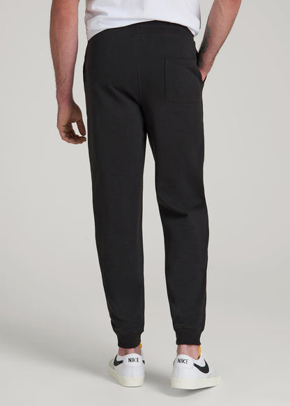 American Tall Men Wearever 2.0 Fleece Joggers for Tall Men in Black