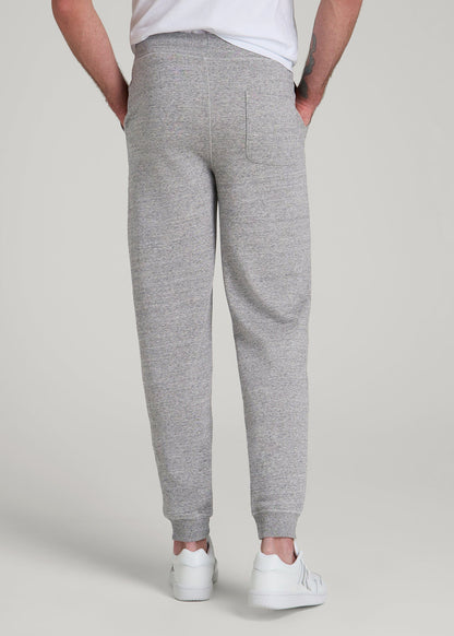 American Tall Men Wearever 2.0 Fleece Joggers for Tall Men in Heathered Grey